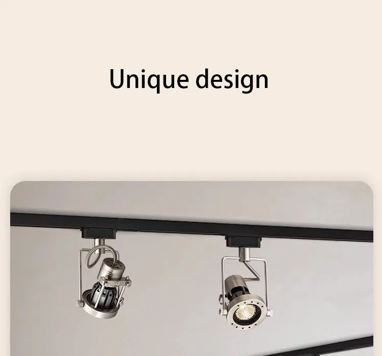 Led Track Light Industrial Style Rail Spot Light Aluminum Brushed Nickel Color Ceiling Lamp Whole Full Set 3 4 Lights Wall Wash