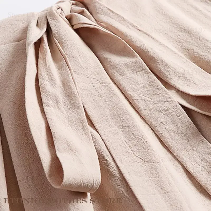 التقليدية اليابانية الساموراي زي كبير الحجم 3XL-9XL الذكور كيمونو سترة السراويل 2 قطعة مجموعة يوكاتا هاوري القطن الكتان أبلى #5