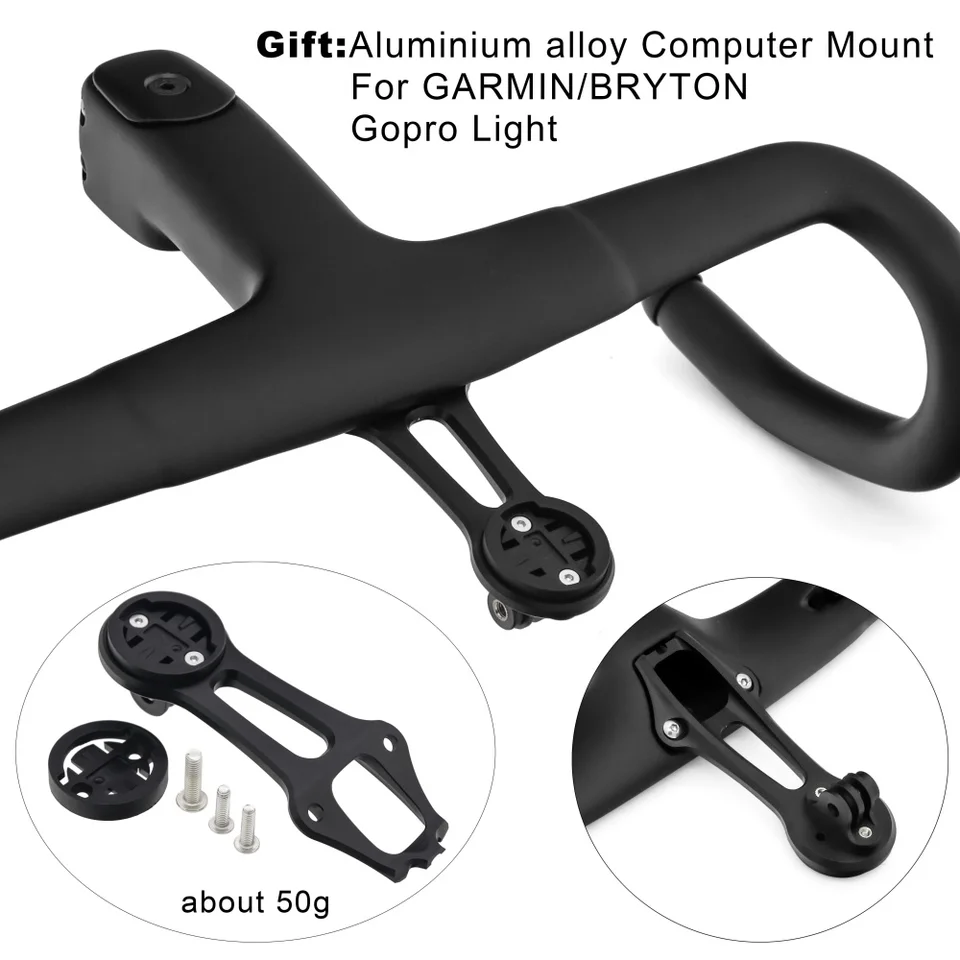 KOCEVLO K05 SES グラベルカーボン一体型ハンドルバー 28.6mmフォーク