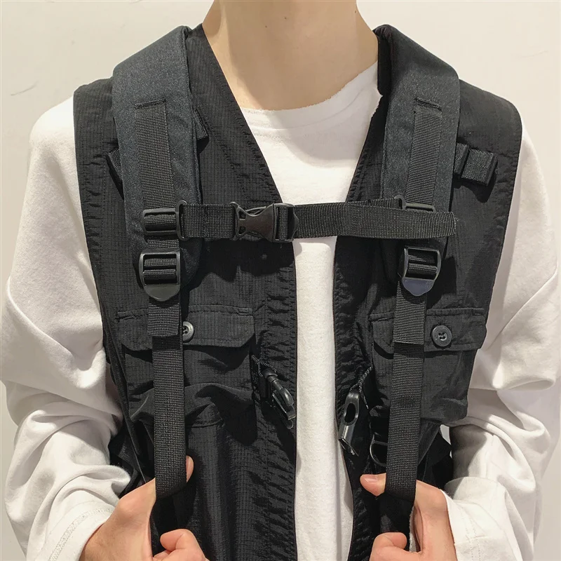 Mochila impermeable de nailon para ordenador portátil, mochilas escolares de gran capacidad, estilo coreano, tendencia de 2023