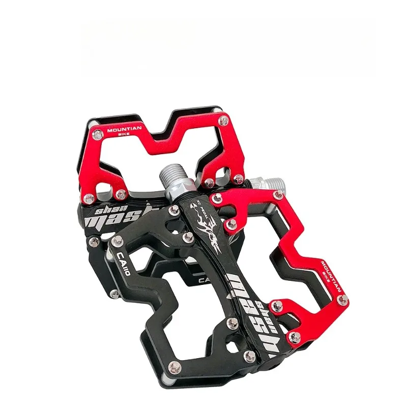 

Bearing Bicycle Pedals CNC Aluminum Alloy Anti-skid MTB Road Bike Pedals Wider Pedals Professional Bicycle Accessories