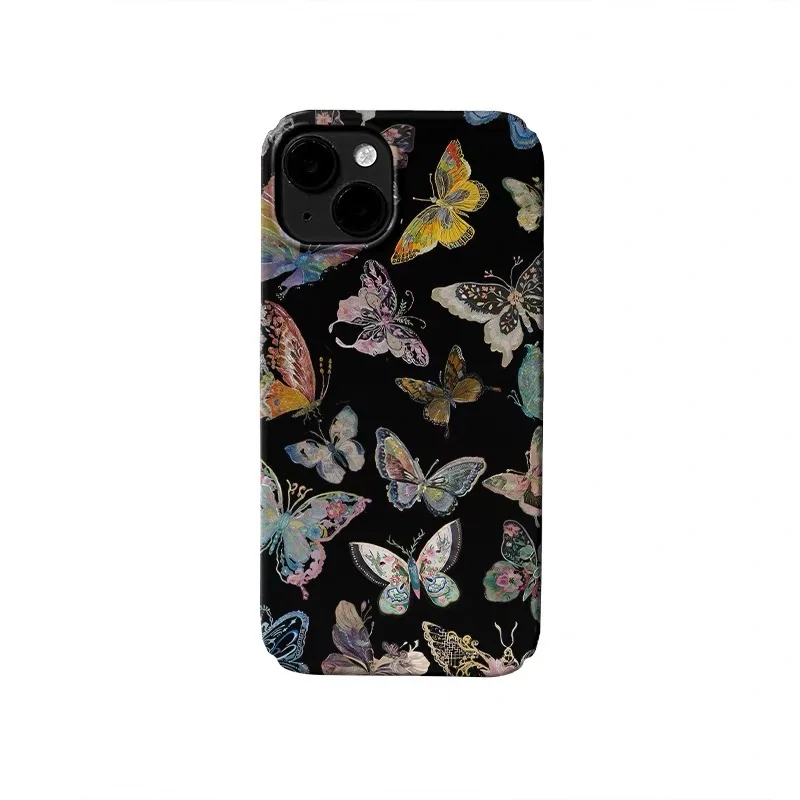 

Black Butterfly Specimen Phone Case for IPHONE 17 Air 16E 15 PROMAX 14 Plus 13 12 MINI 11 PRO 16Plus XR XS Acrylic Phone Cover