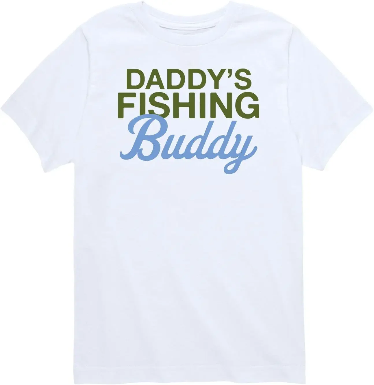 Instant Message - Daddy's Fishing Buddy - Toddler and Youth Short Sleeve T-Shirt