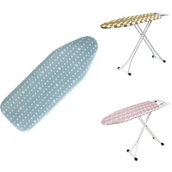 Plaid Pattern Printed Home Universal Coated Padded Ironing Board Cover Pad Thick Reflect Heavy Heat Reflective Scorch Resistant