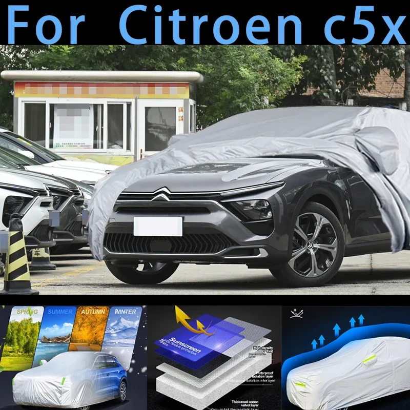 

For CITROEN C5X Car protective cover,sun protection,rain protection, UV protection,dust prevention auto paint protective