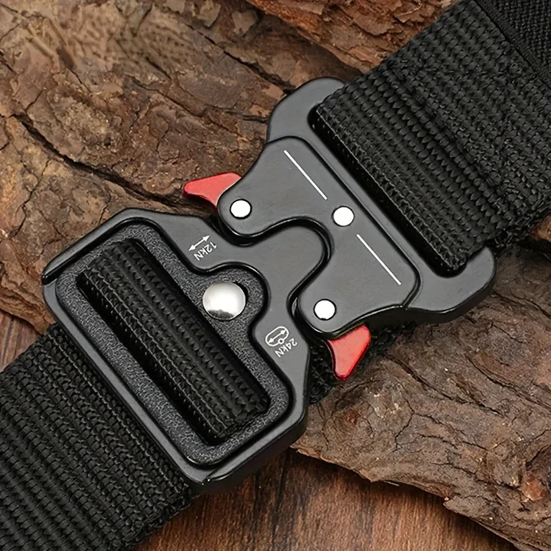 Men Belt Outdoor Hunting Tactical Belt Multi-Function Buckle Nylon Belt High Quality Marine Corps Canvas Belt