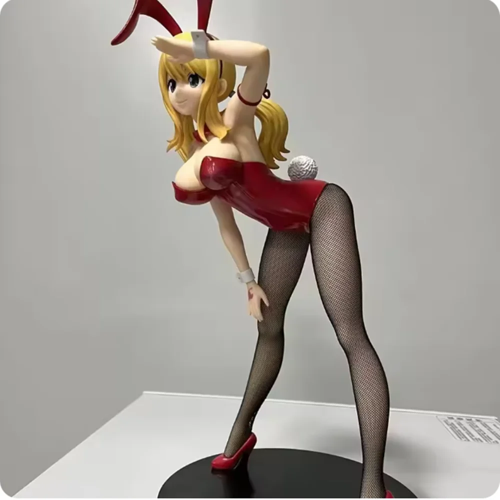 

FAIRY TAIL B-STYLE Lucy Heartfilia Erza Scarlet Bunny ver фигурка девушки жесткая игра из ПВХ статуя аниме модель экшн-кукла для взрослых игрушки gi