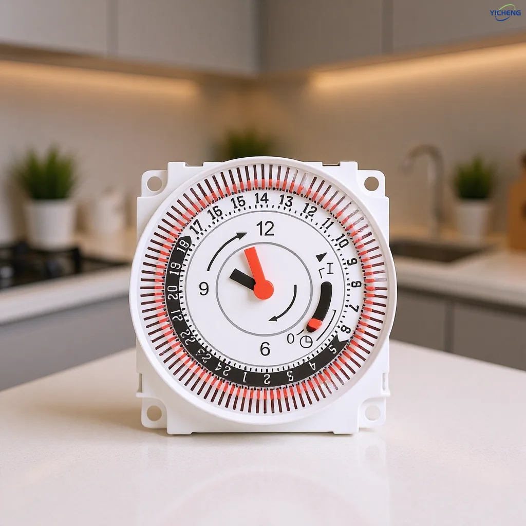 1Pcs Mini 24-Hour Timer with Manual Override, Grow Light, Hydroponics, Indoor Lighting, Home Appliances.