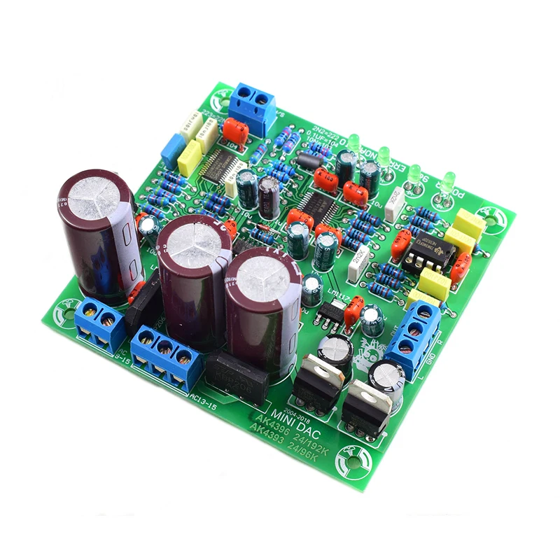 CS8416+AK4396+NE5532P ЦАП 24/192 AK4396 Поддержка готовой платы декодера 24 бит 192 К ГЗ 80 мм * 80 мм