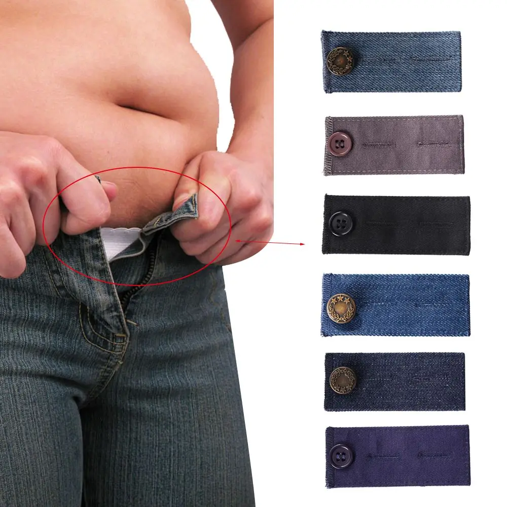 Jeans Garment Accessories Trousers Skirts Pant Extender Belt Waist Band Hooks Button