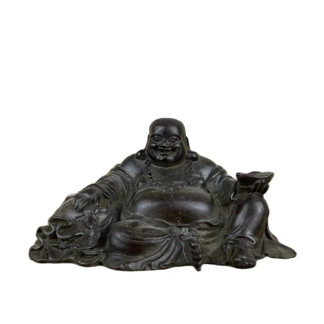 Yuanbao Money Bag Maitreya Buddha Approximately 11.3 centimeters in length, 6.7 centimeters in width, 5.5 centimeters in height,