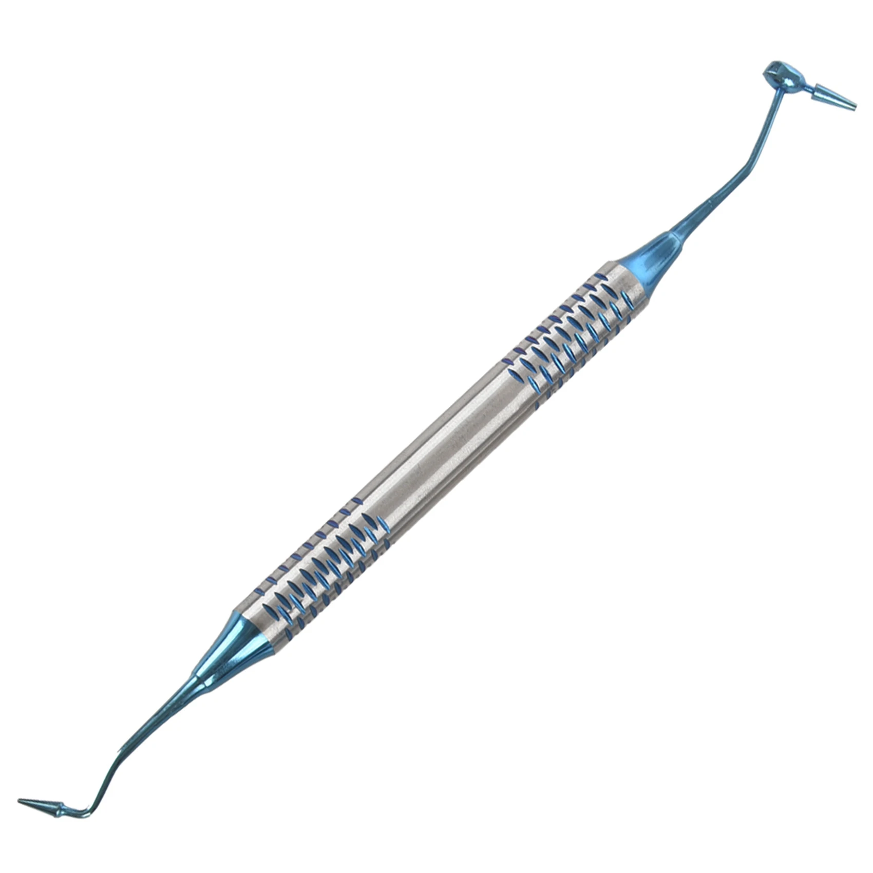 

AA20-24Pcs Composite Resin Filling Spatula Titanium Plated Head Resin Filler Set Thick Handle Set Instrument