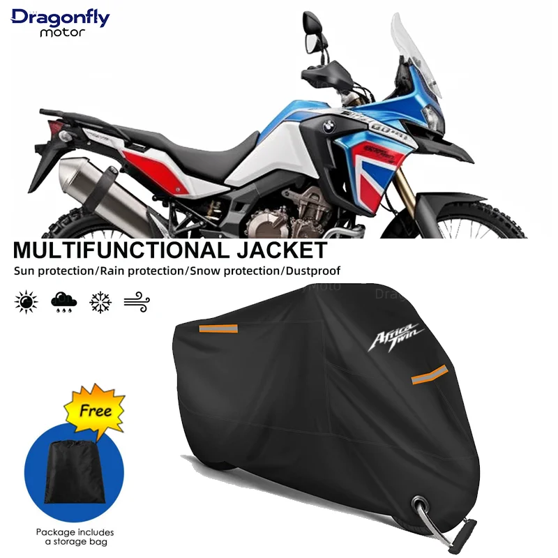 For Honda CRF1100L CRF 1100 L Africa Twin Adventure Sports 2020-2022 Motorcycle Cover Outdoor Uv Protector Dustproof Rain Covers