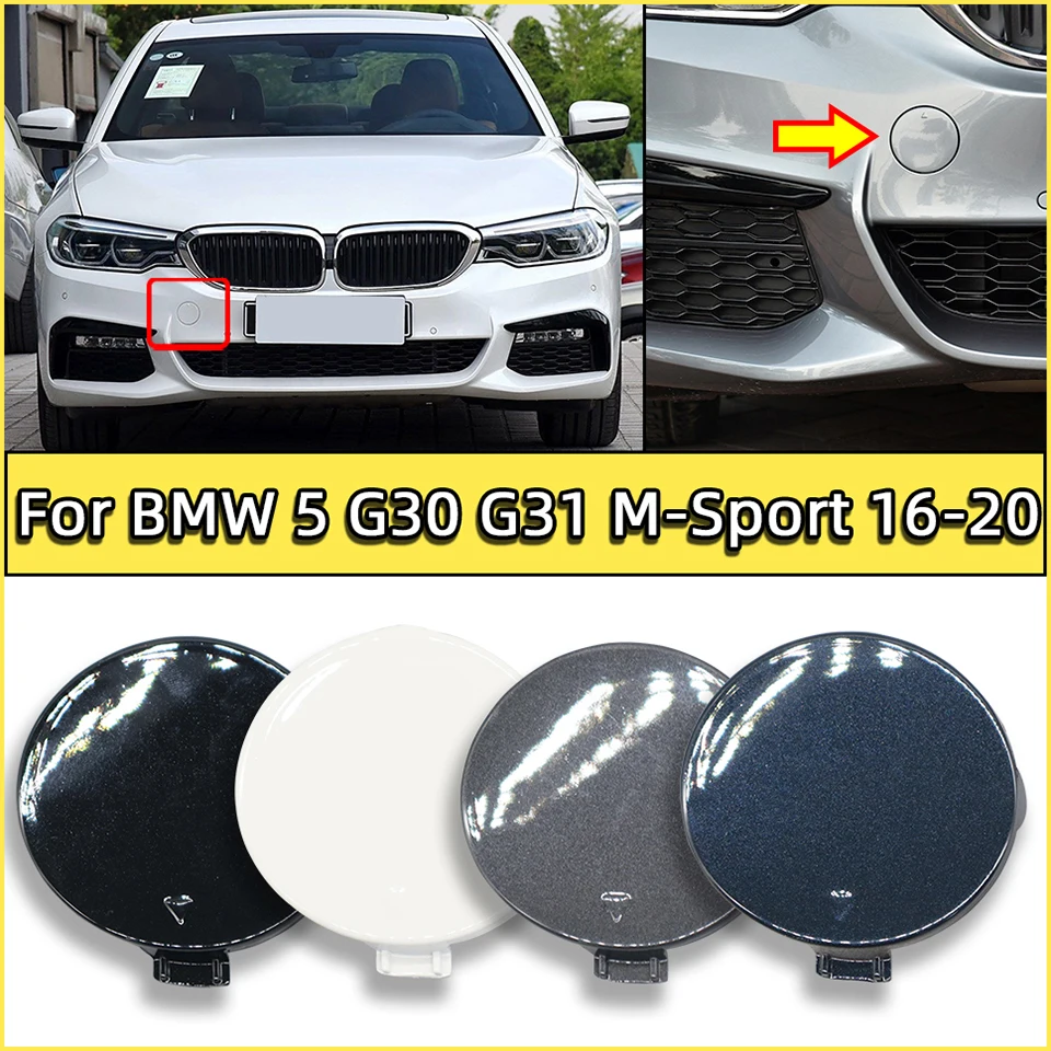 

Front Rear Bumper Towing Hook Cover For BMW 5 Series 518 520 525 530 540 G30 G31 LCI M-Sport 2016-2024 Car Accessories