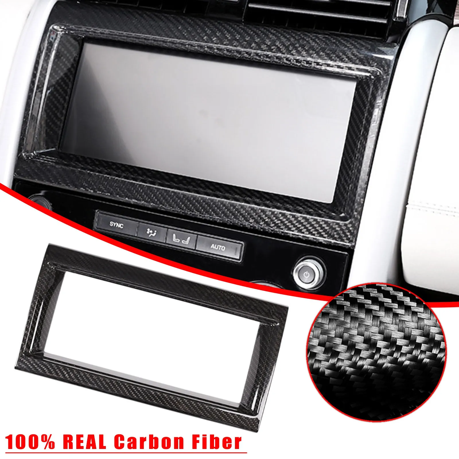 1PC GPS Navigation Panel Trim Cover For Land Rover Discovery 5 LR5 2017-2020 High profile model