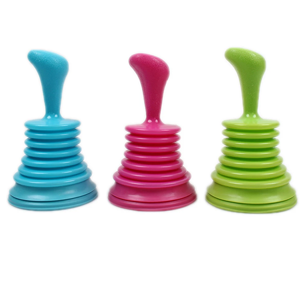 변기 배수 플런저 파이프 라인 준설선 가정용 하수구 흡입 플러그, 주방 고무 싱크대 뚜러뻥 파이프 클리너 욕실 도구 