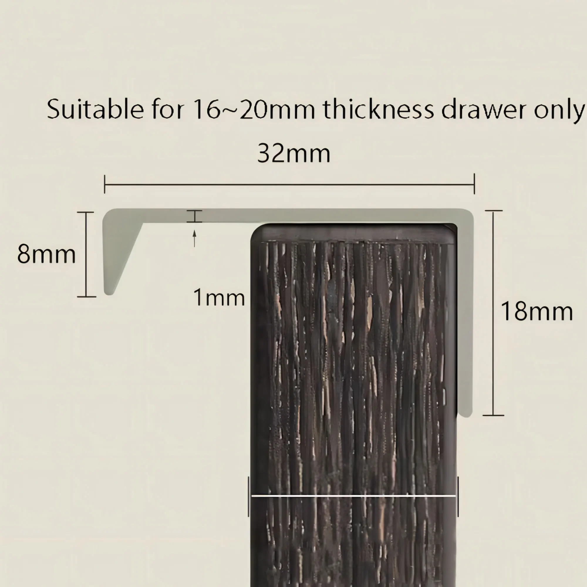 Invisible Handles for Cabinets and Drawers Colorful Aluminum Alloy Wardrobe Pulls Dresser  Knobs Simple Furniture Hardware