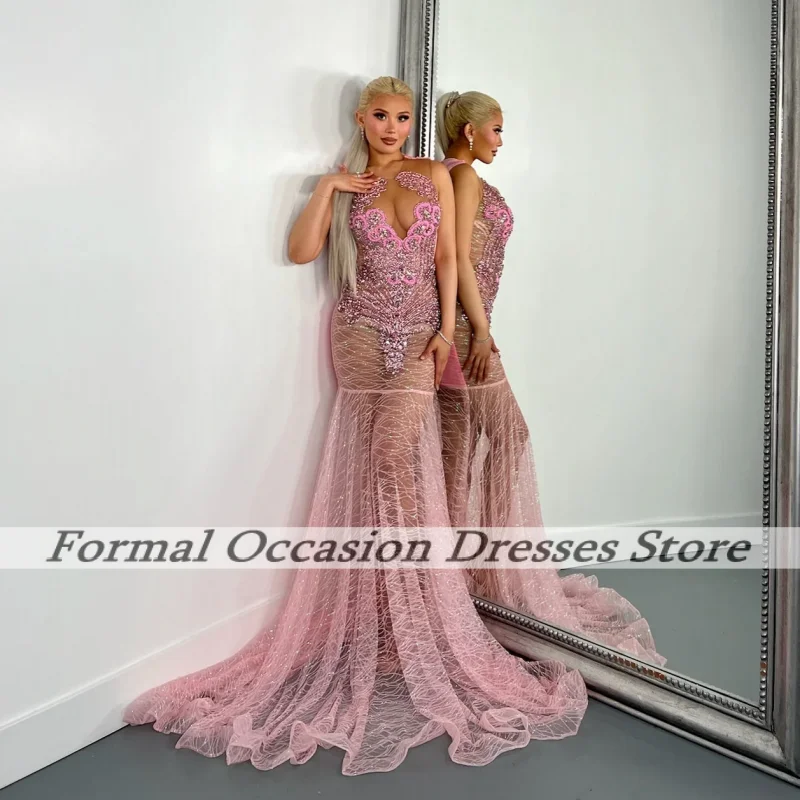 Vestidos de baile de prata personalizados 2025 para meninas de volta cristal strass vermelho vestidos de festa lantejoulas vestido de baile vestidos de gala