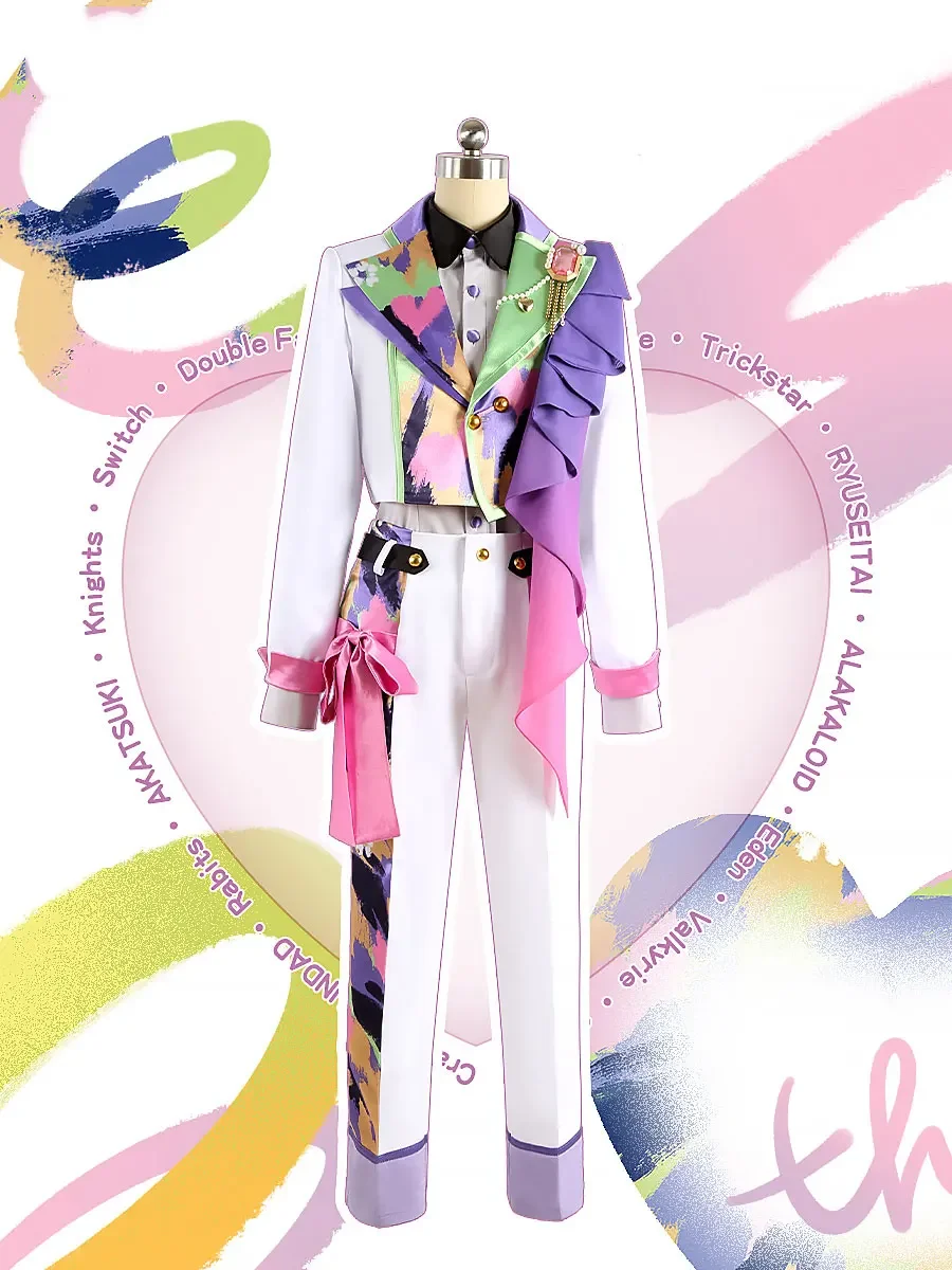 

Game Ensemble Stars 8th Anniversary HiMERU Sakuma Ritsu Cosplay Costume Fancty Party Suit Halloween Anime Uniforms Custom Made