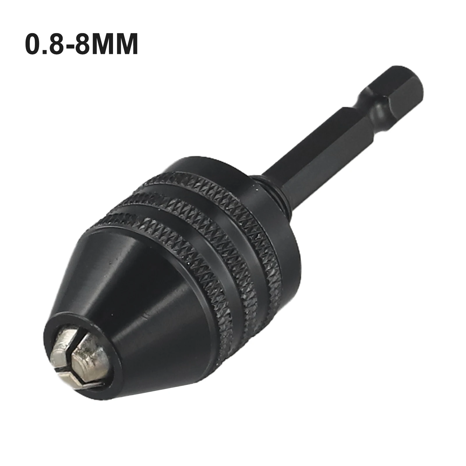 1pcs 1/4inch Keyless Chuck Conversion Hex Shank Adapter Drill Bit Quick Change Driver 0.3-3.4mm 0.3-6.5mm 0.8-8mm Drill Chuck