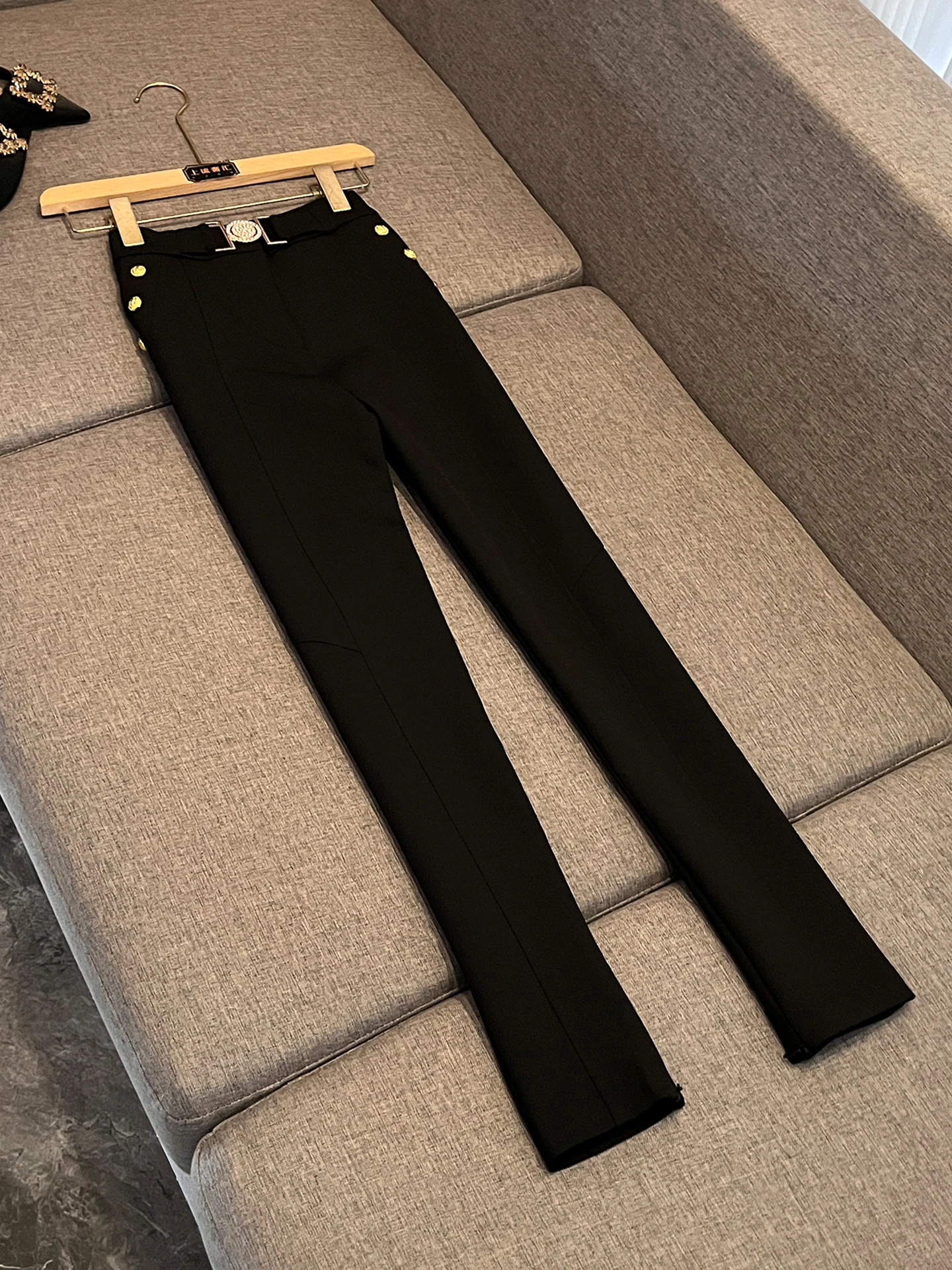 

Comfortable Women's Winter Pencil Pants High Waist Slimming Casual Loose Fit Versatile Long Trousers Sli plus Size