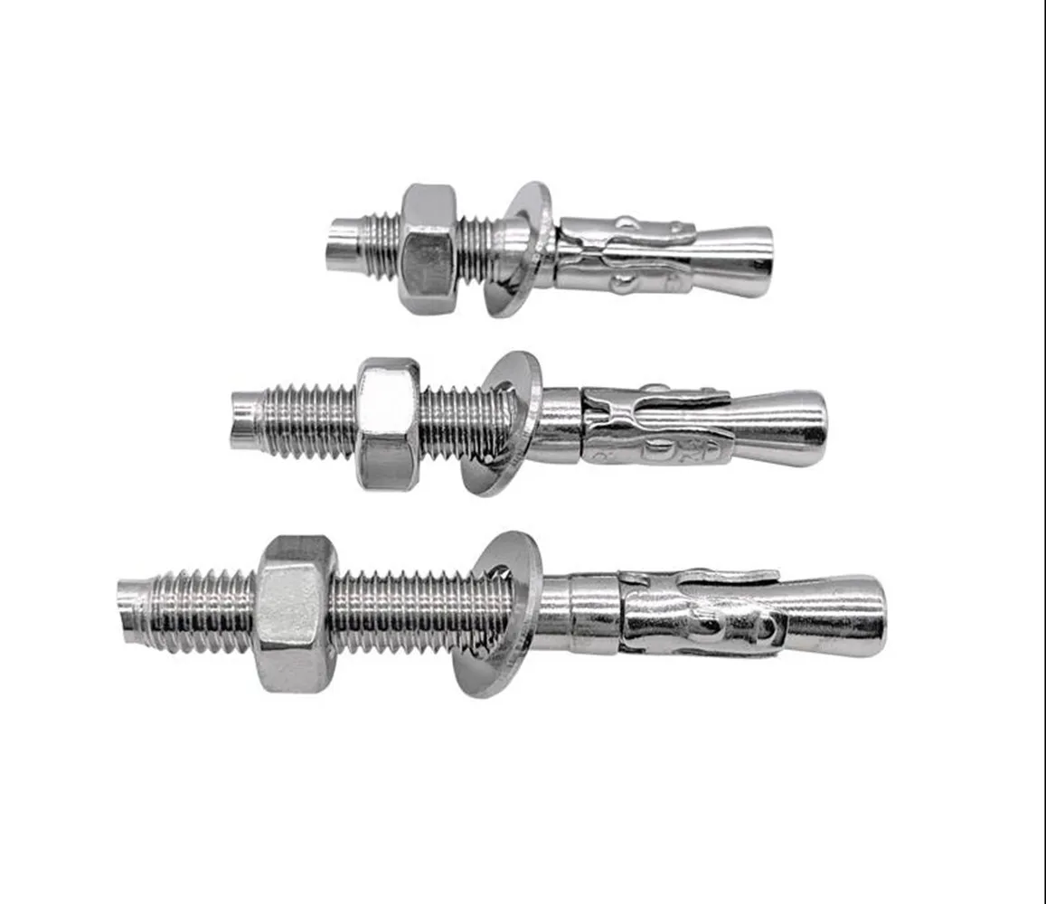 

5PC M8*50/60/70/80/90/100/150mm 304 Stainless Steel Gecko Car Repair Expansion Bolt Elevator Explosion-Proof Screw