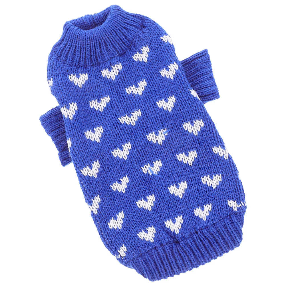 

Dog Sweater Xl Size Valentine's Day Heart Design Knitted Warm Puppy Winter Sweater Comfortable Dog Clothes Warm Pet Clothes