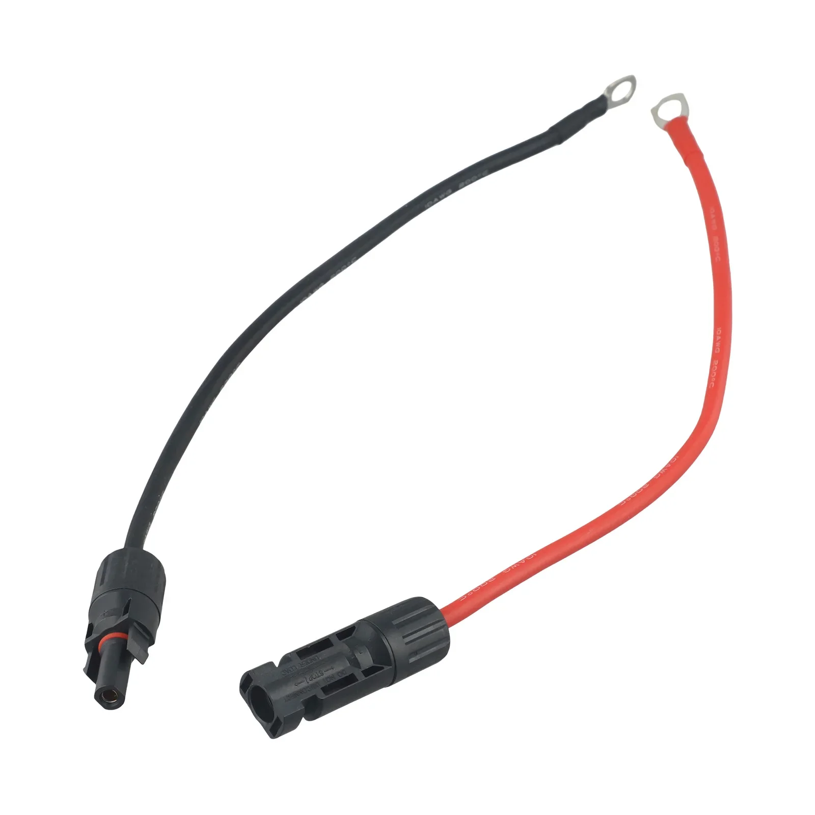Easy Installation Solar Connector Cable Outdoor Use Optimal Conductivity 10AWG Specification 30A Current Capacity
