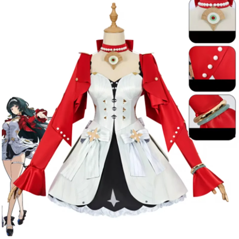 

Astra Yao Косплей Костюм Аниме Игра Zenless Zone Zero Astra Yao Косплей Сценический Костюм Длинные Волосы Костюмы Для Ролевых Игр