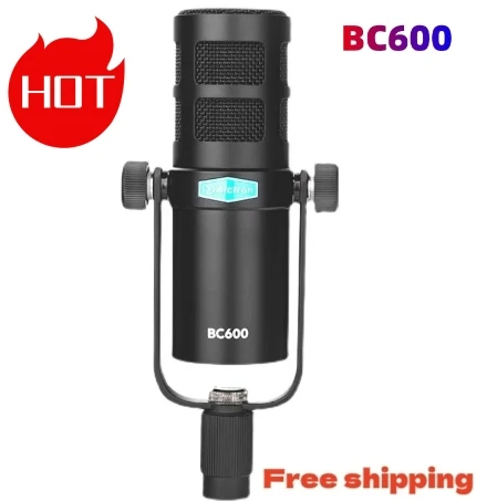 

Alctron BC600 Professional Microphone Dynamic Condenser Microphone Special Designed For Studio Broadcasting Instrument Recording