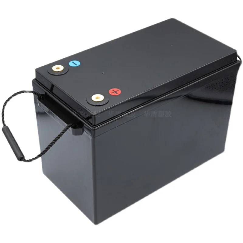 Новый пластиковый водонепроницаемый корпус литиевой батареи 12V180AH может вместить аккумуляторные элементы 18650, 26650, 32650