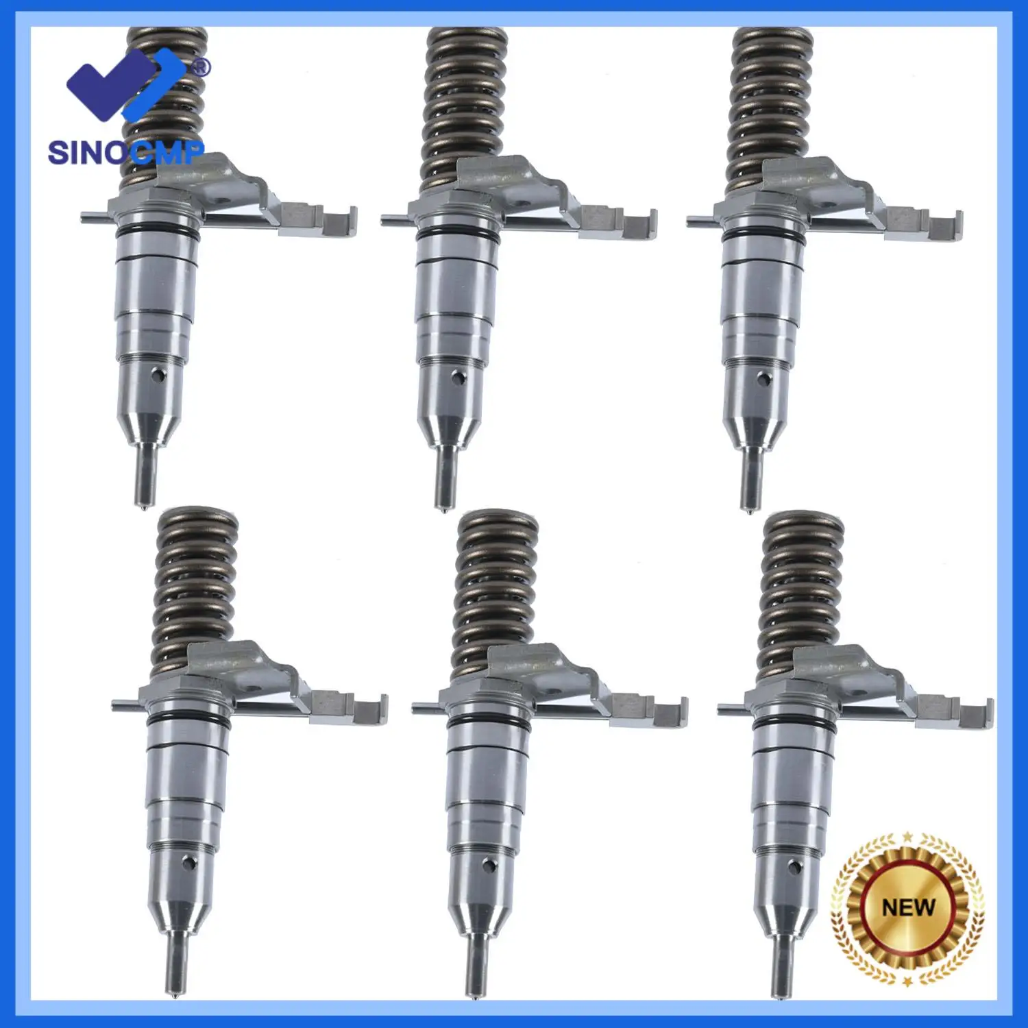 

6 шт. 127-8213 топливная форсунка для двигателя Caterpillar CAT 3116 127 8213 1278213 новые детали экскаватора