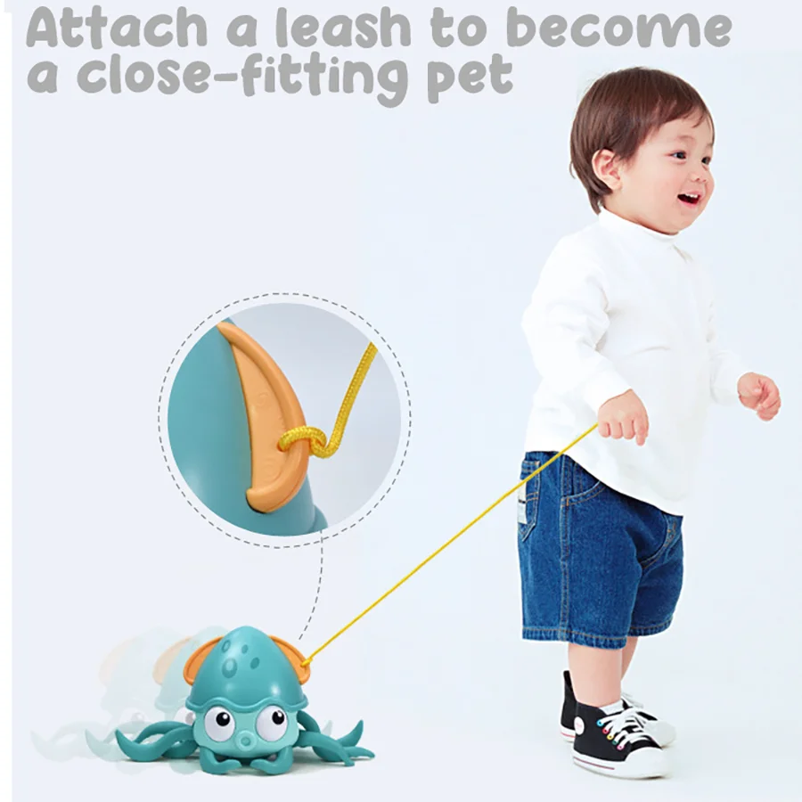 يمكن سحب ألعاب الأخطبوط على شكل سرطان البحر للأطفال والسباحة