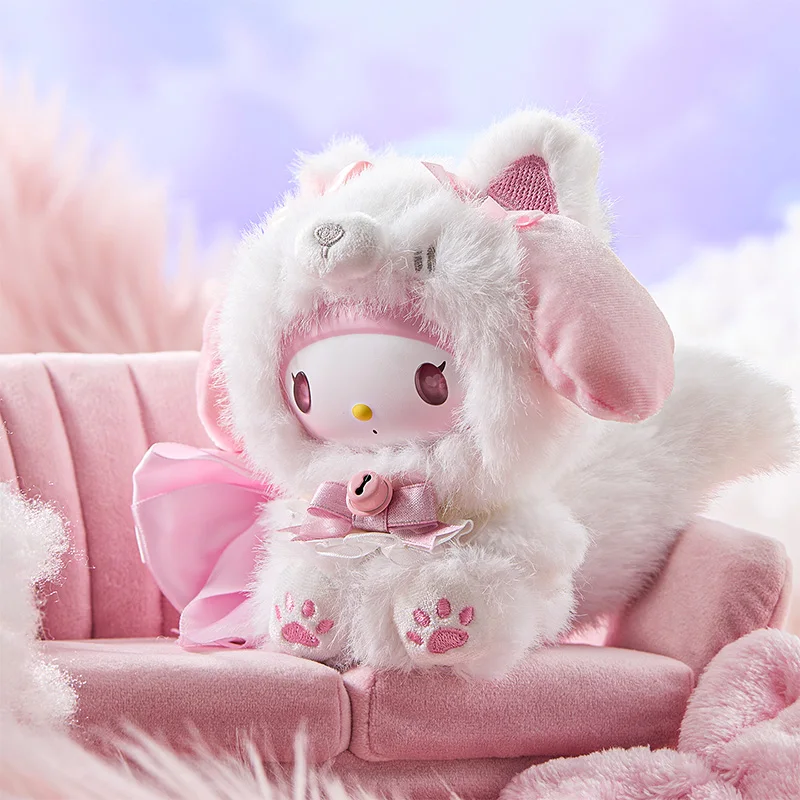 MINISO Sanrio Characters Island Fox Vinyl Plush Surprise Box Cute Cartoon Character Collectible Toy Blind Box 1pc Random Style