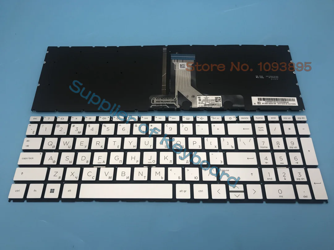 

NEW For HP Pavilion 15-eg 15-eg0000 15t-eg 15t-eg000 15-EG0010NR 15-EG0021NR 15-EG0070WM Russian Keyboard Silver Backlit