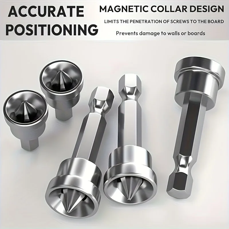 

Magnetic Positioning Screwdriver Bits Drywall Screw Bit Gypsum Board Screws Locating Self Tapping Batch Head Drilling Tools