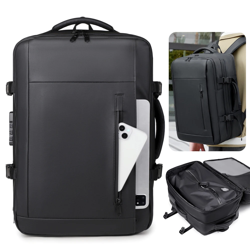 

Large-capacity Vacuum Compression Backpack Vacuum Compression Sealing Dry and Wet Separation Expandable Travel Backpack