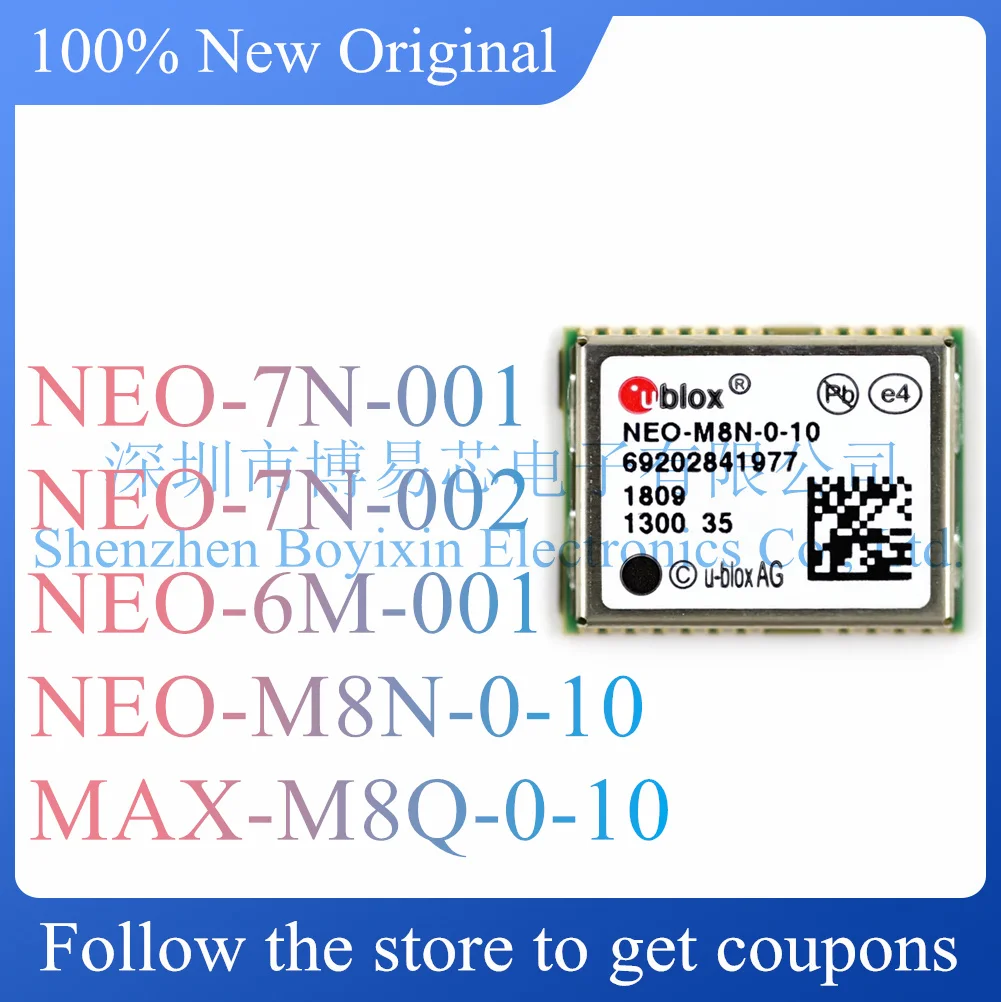 NEW NEO-7N-001 NEO-7N-002 NEO-6M-001 NEO-M8N-0-10 MAX-M8Q-0-10.Original Product.