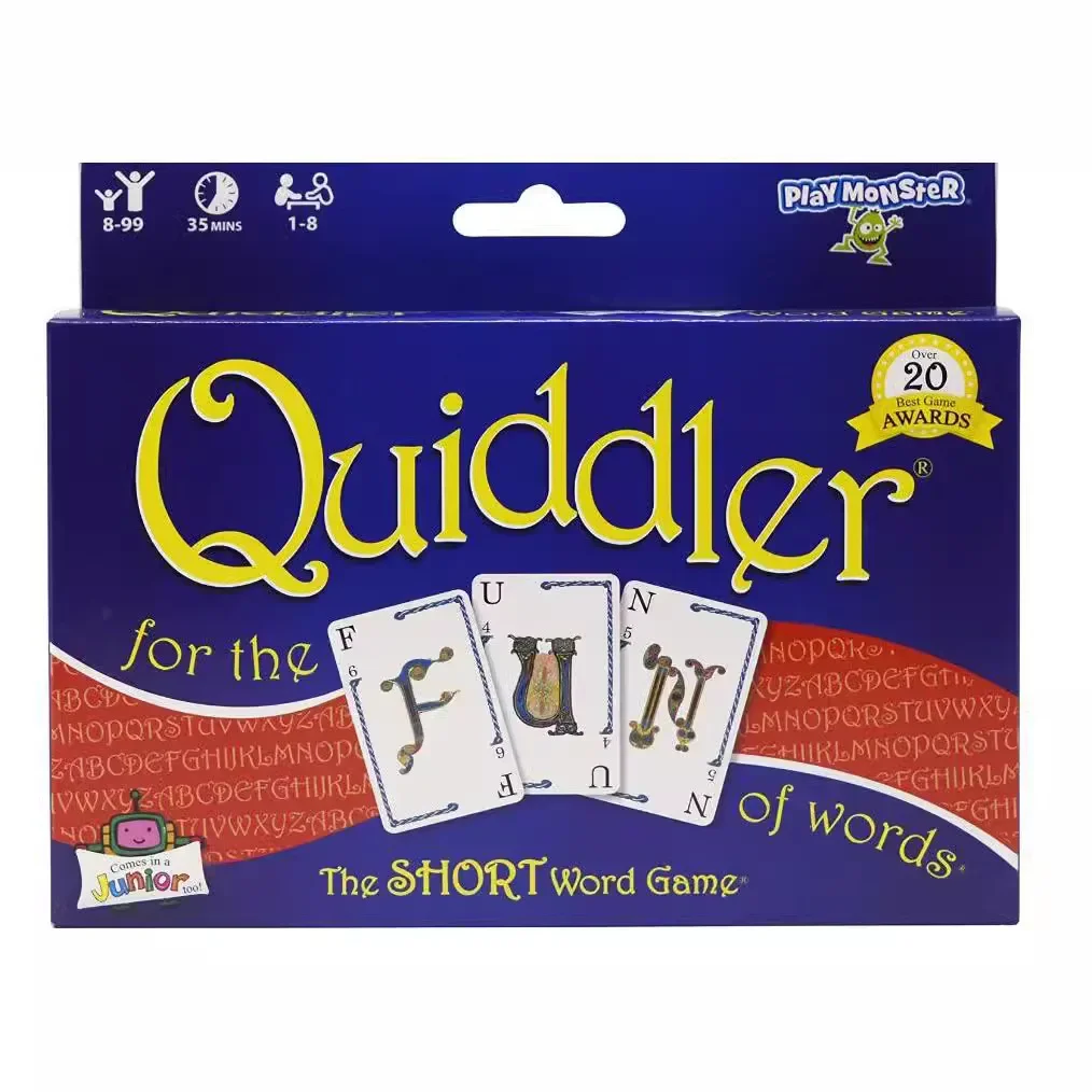 Five CROWNS board game card Quiddler English Wizard game