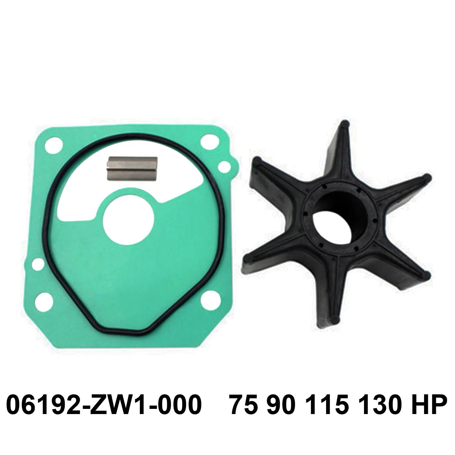 06192-ZW9-A30 Fit Honda 4 5 6 7.5 8 9.9 15 20 25 30 40 50 75 90 100 115 130 - 250 HP Buitenboordmotor Waterpomp Waaier Service Kit