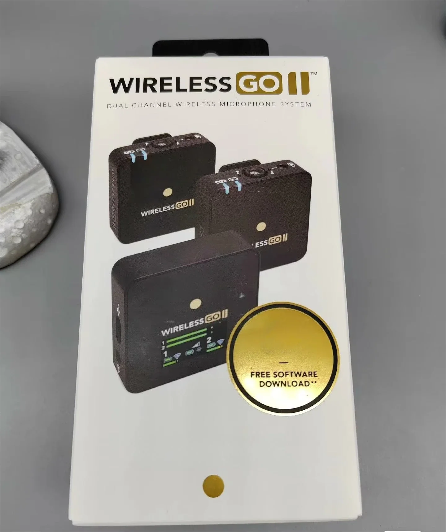 Hot Selling Wireless Go II Microphone Lavalier Dual Channel Mic RX 2TX Transmission Accessories for Phone Wireless Microphone