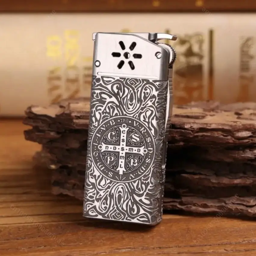 

Новая механическая топливная зажигалка из титанового сплава YU FENG, откидная зажигалка, аксессуары для сигарет, мужской подарок