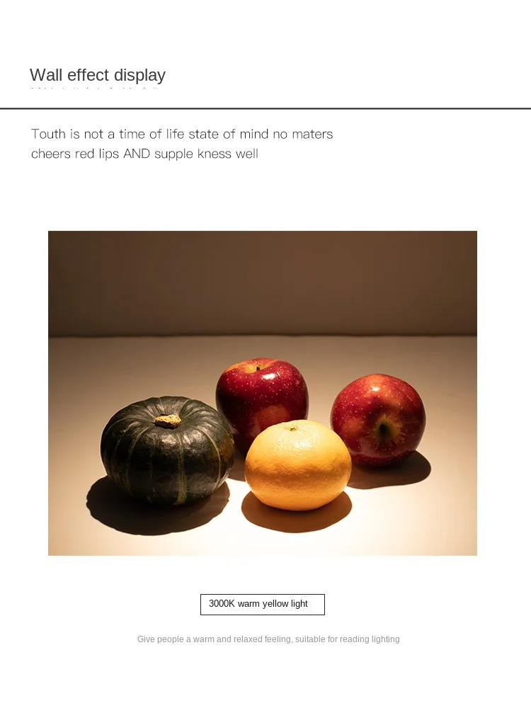 Imagem -05 - Rotatable Led Wall Lamp para o Quarto Bedside Reading Lamp