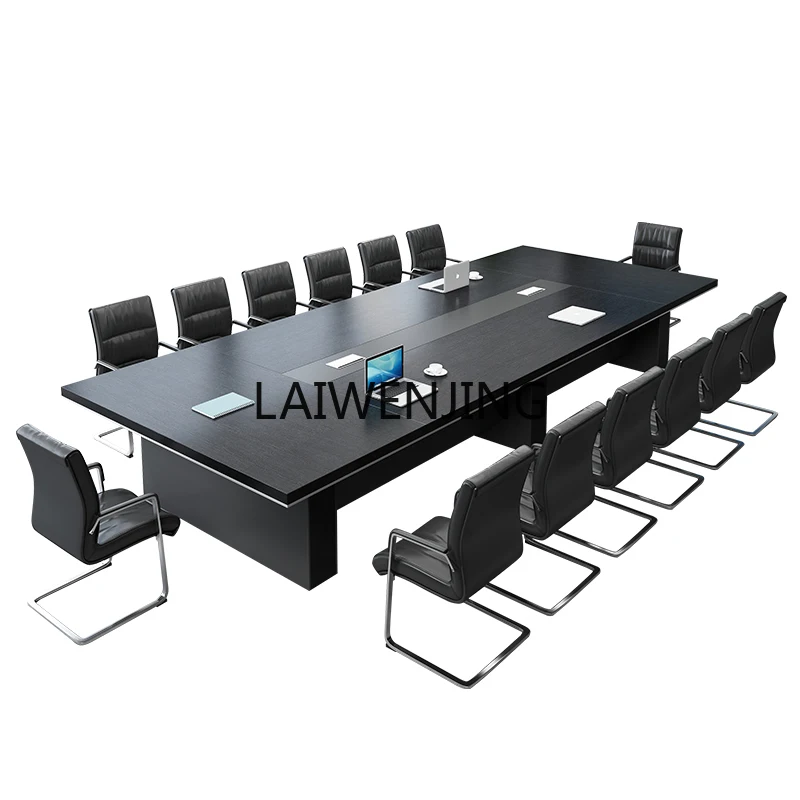 LYN office furniture strip conference table simple modern meeting room staff office table and chair combination