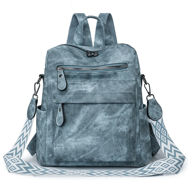 

Casual Women Leather Backpack Designer Shoulder Bags For Women 2025 Back Pack School Bags For Teenage Girls Sac Mochila Feminina