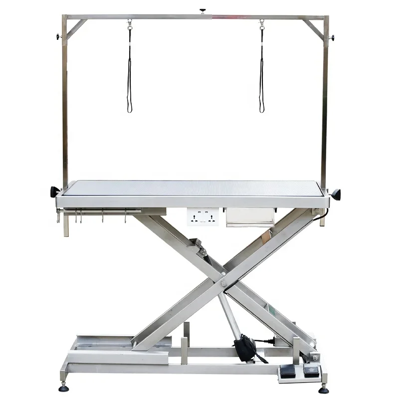 

Pet grooming table salon shop Customized factory dog pet grooming table salon electric lifting Multi function pet grooming table