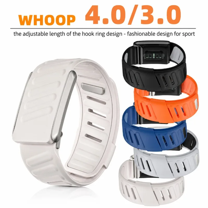 Weiches Silikon-Uhrenarmband für Whoop 4.0 Sport Ersatz-Armband Schweißresistentes Atmungsaktives Armband für Whoop 4.0