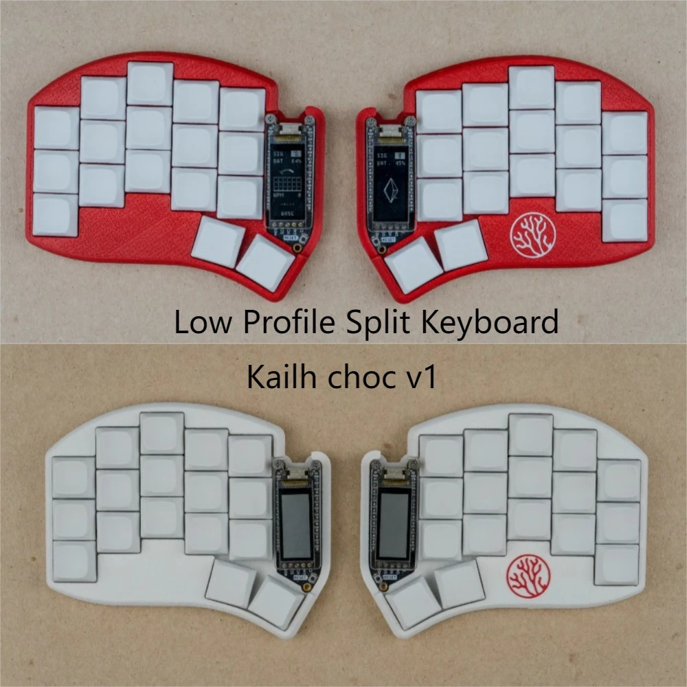 Urchin 3X5 Low Profile Split Mechanical Keyboard Support ZMK Nice View Screen Bluetooth Wired/wireless Ergonomics Hot Swap Kit