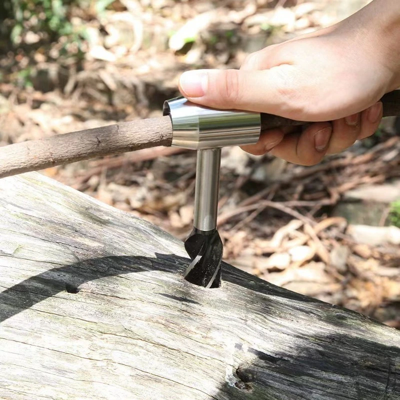 

Manual Woodworking Auger Drill Multi-Functional Outdoor Survival Drill Survival Gear Tool Sports Jungle Crafts Camping Bushcraft