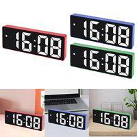 Digital Alarm Clock, Electronic Clock, Large Display Adjustable Brightness with Snooze, 12/24H for Office Home Desktop Kids